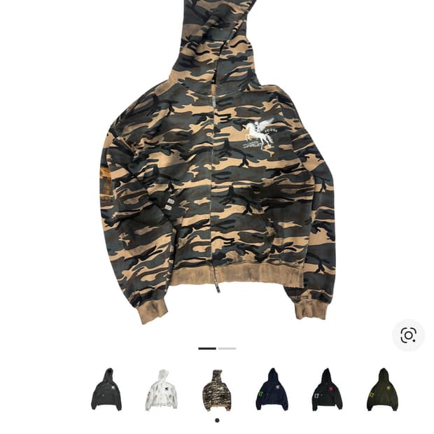 파코서플라이 더티 폴링 엔젤 집업 후디 더티카모 2사이즈