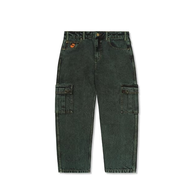 Butter goods 필리 산토소소 데님 카고 팬츠 다크그린