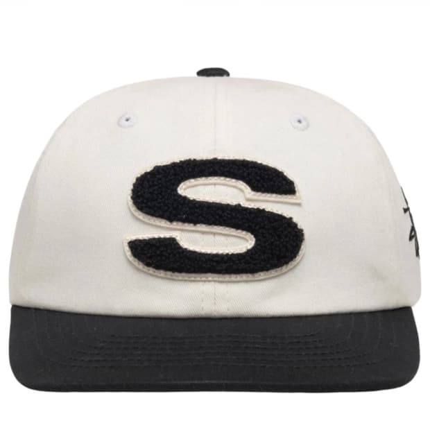 스투시 내추럴 볼캡 화이트