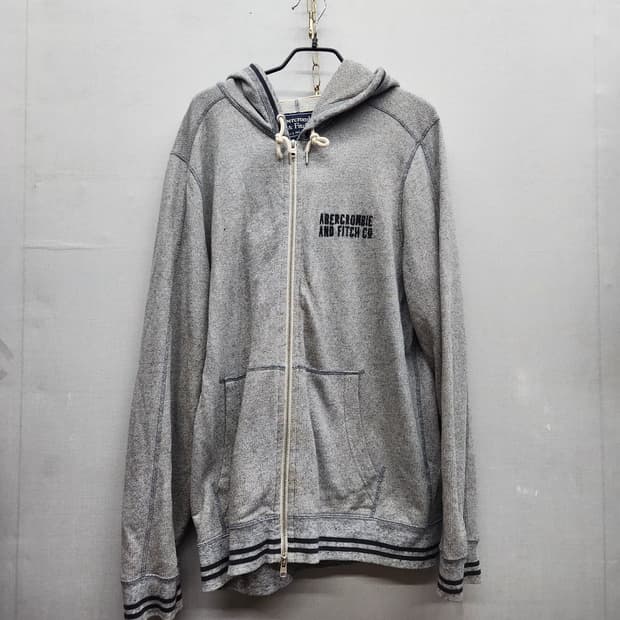 아베크롬비 Y2K 자수로고 투웨이 후드집업