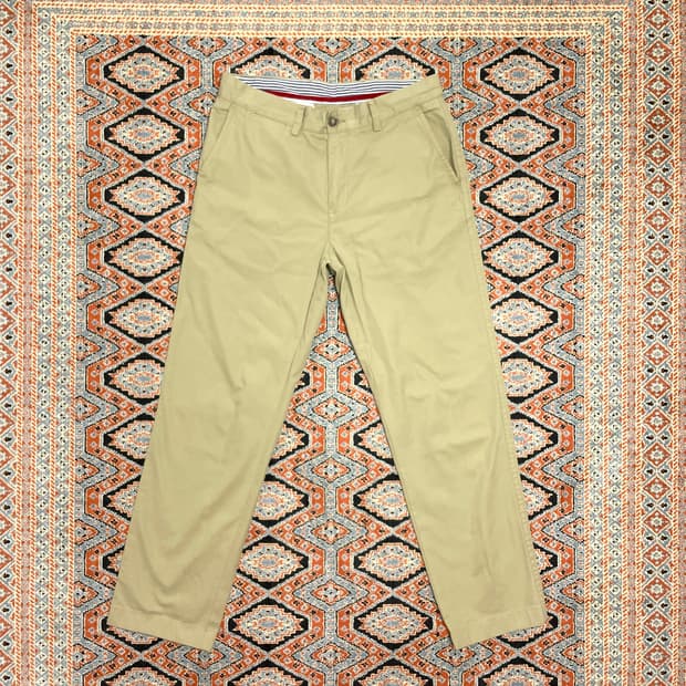 타미힐피거 베이지 아카데미 클래식 치노팬츠 남성32/30