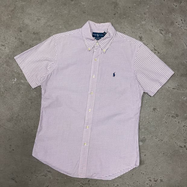 폴로 체크 반팔 셔츠[2462]