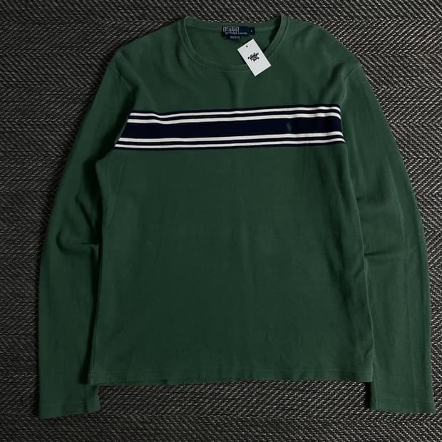 폴로 랄프로렌 포니 올드스쿨 박시핏 디테일 니트 o 3417