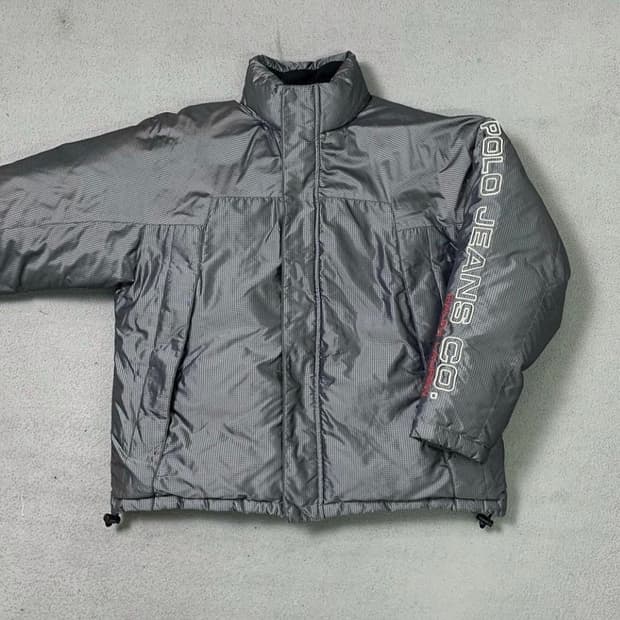 폴로 스펠아웃 덕다운 패딩