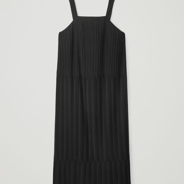 Cos 코스 플리츠 블랙 원피스