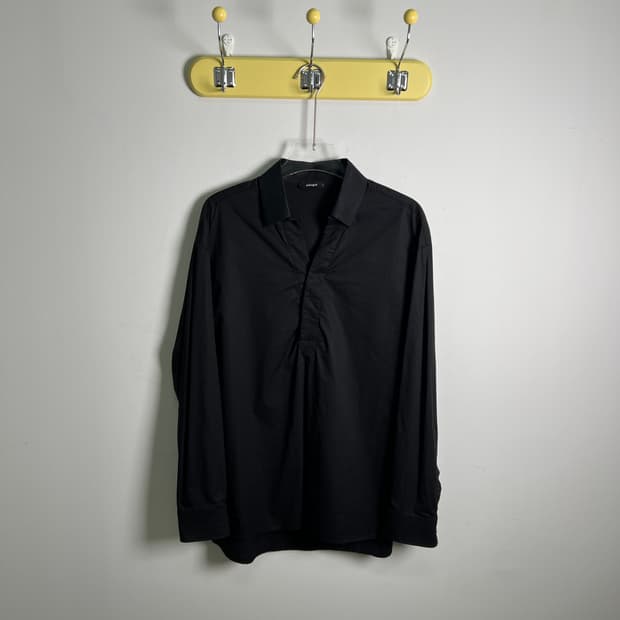 allegri 알레그리 블랙 튜닉 셔츠 S