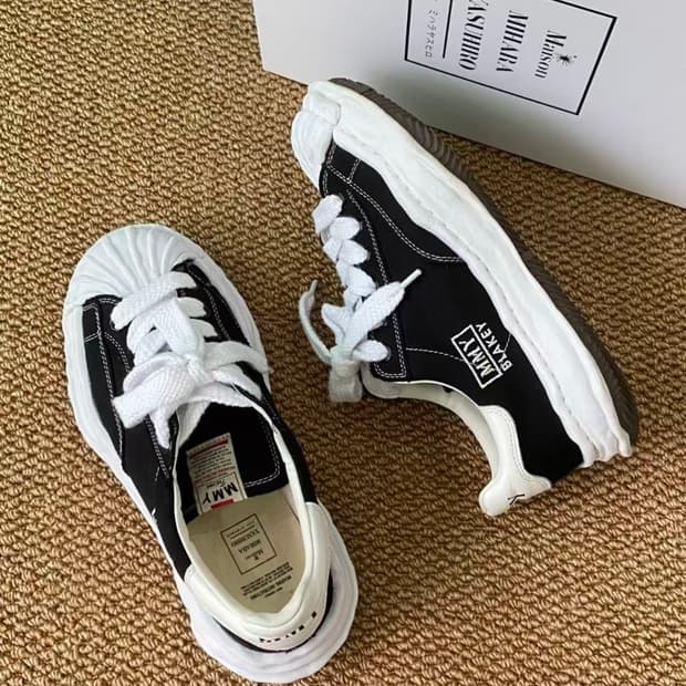 메종 미하라 야스히로 블레이키 OG 솔 캔버스 로우탑 275mm