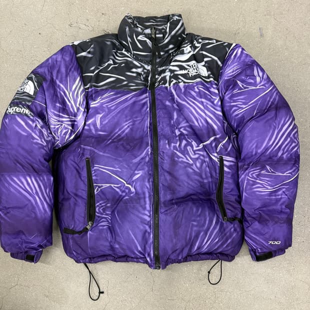 supreme x the north face printed 눕시