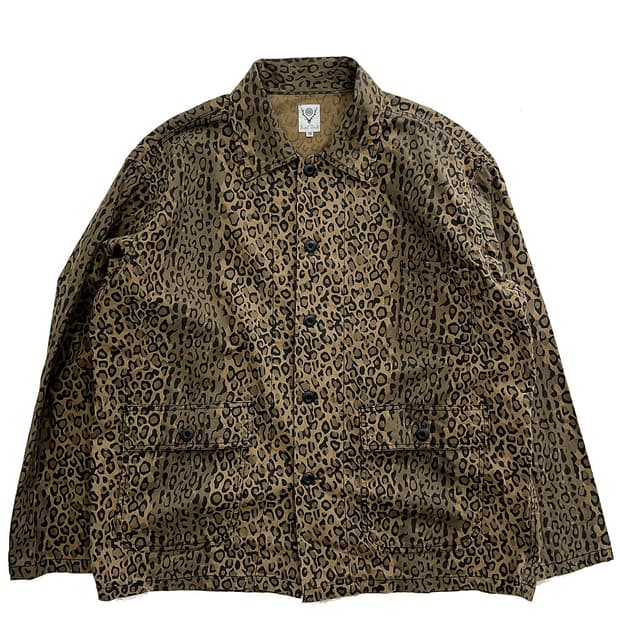 남이서팔 레오파드 헌팅 자켓