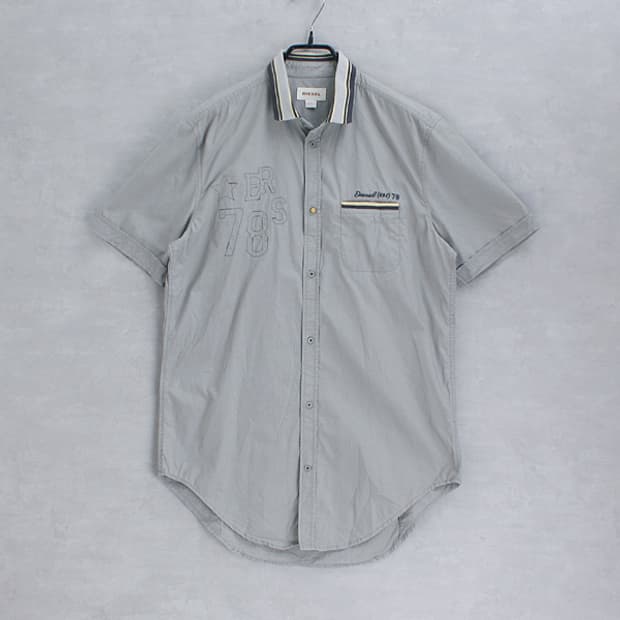 DIESEL _ cotton snap shirt
