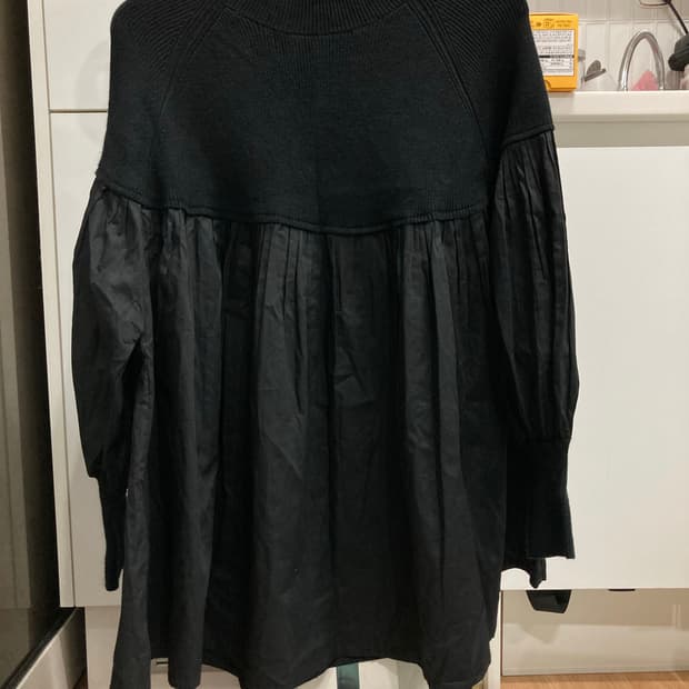 일본빈티지 니트 퍼프 원피스