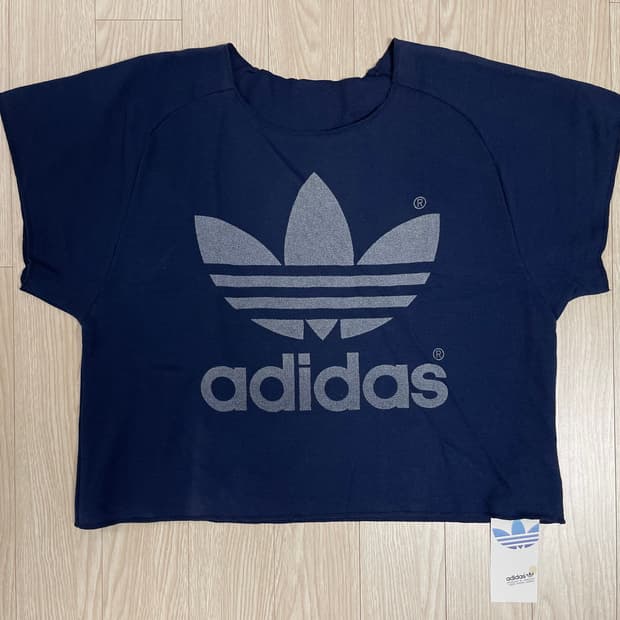 아디다스 90s 올드 트레포일 OG 크롭 티셔츠 4번 ADIDAS