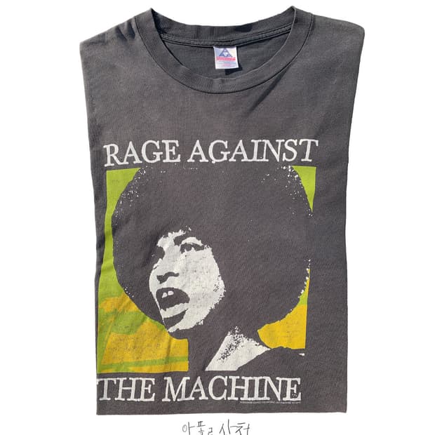 빈티지 밴드 티셔츠 레이지 어게인스트 더 머신 ratm