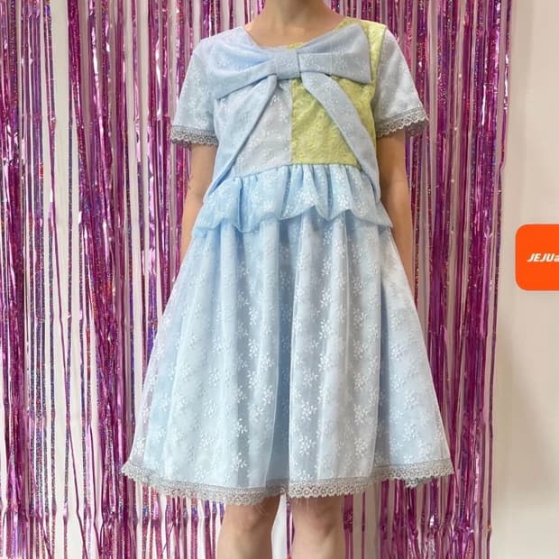 우쇼 코바야시/ 블루 원피스/ 새상품