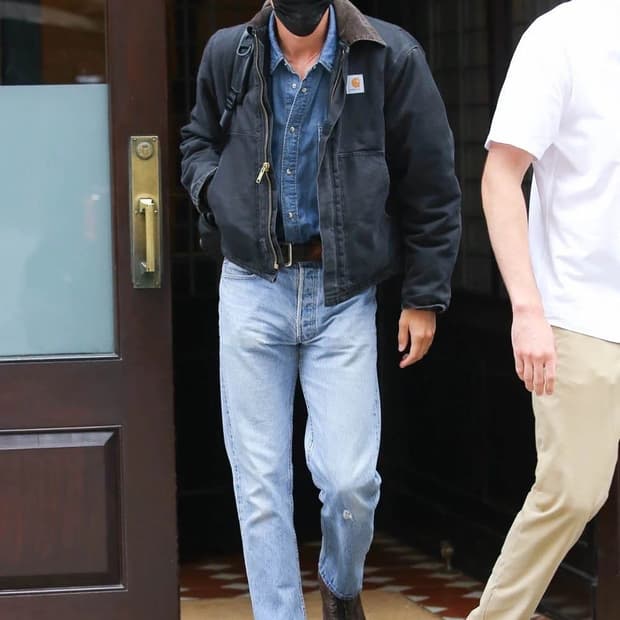 리바이스 501 블랭크탭 프리미엄 라이트 워싱 데님 LVC