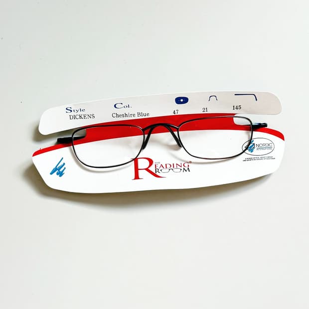 90s The Reading Room 슬림 스퀘어 빈티지 안경