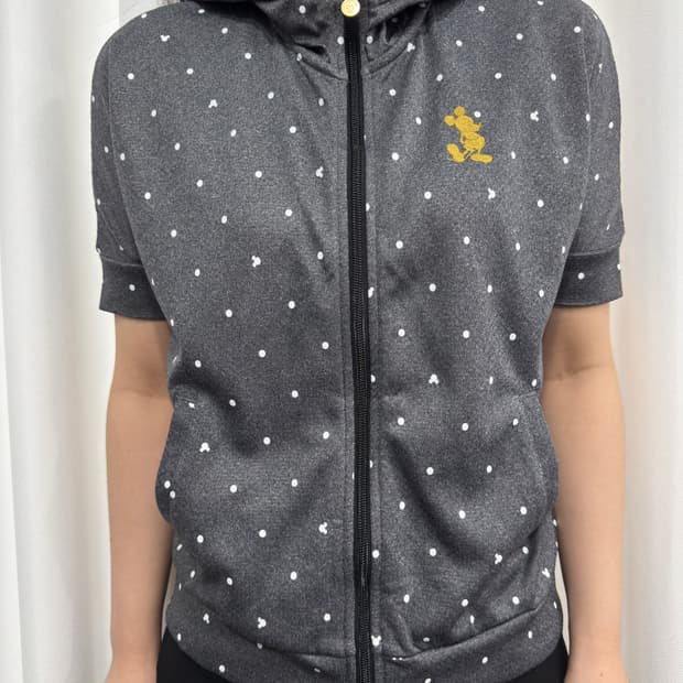 disney dot hood zipup