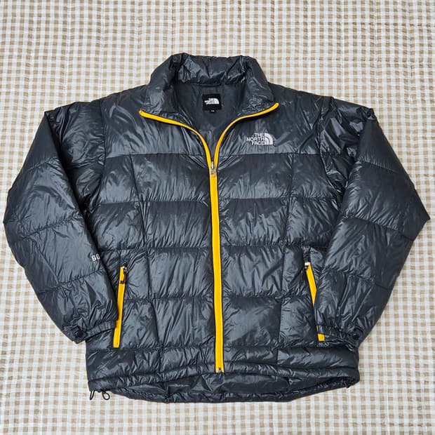 노스페이스 거위털 경량패딩 남자100