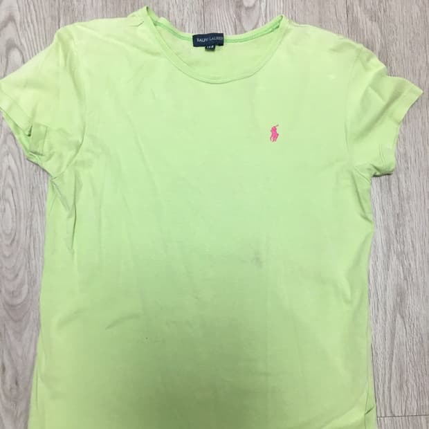 polo lime tee