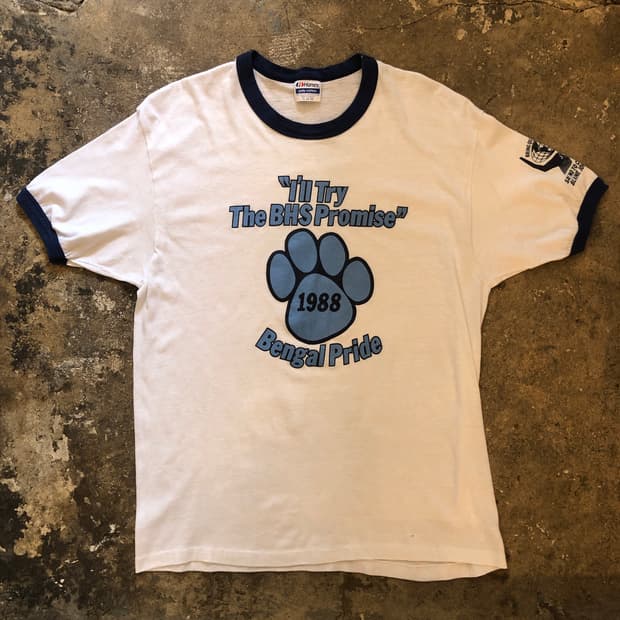70s~90s Ringer T-shirt-XL