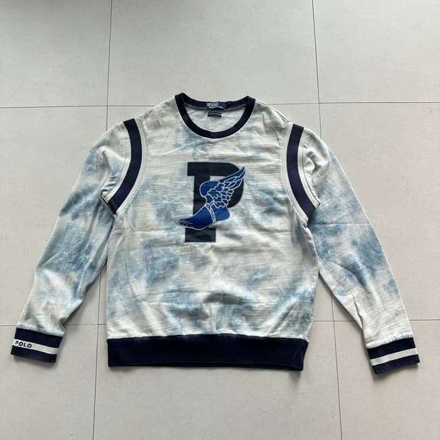 리미티드 폴로 랄프로렌 인디고 스테디움 P-WING 맨투맨 L