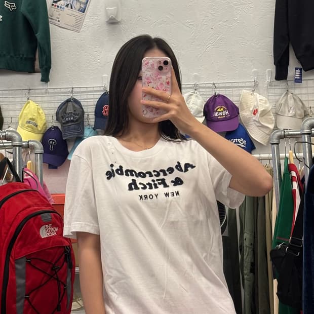 아베크롬비 머슬핏 반팔티 L