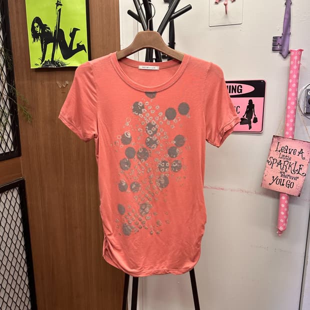 Boho Dot Print Shirring Top