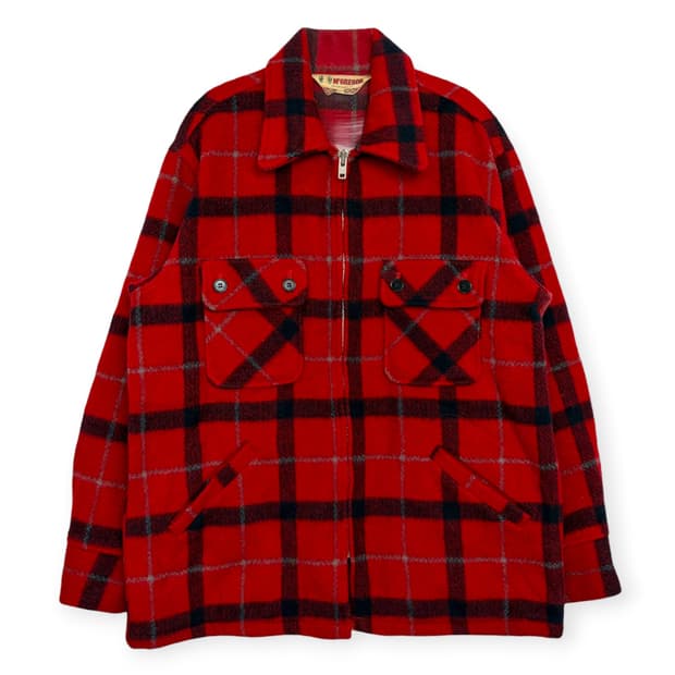 맥그리거 버팔로 플레이드 울 자켓