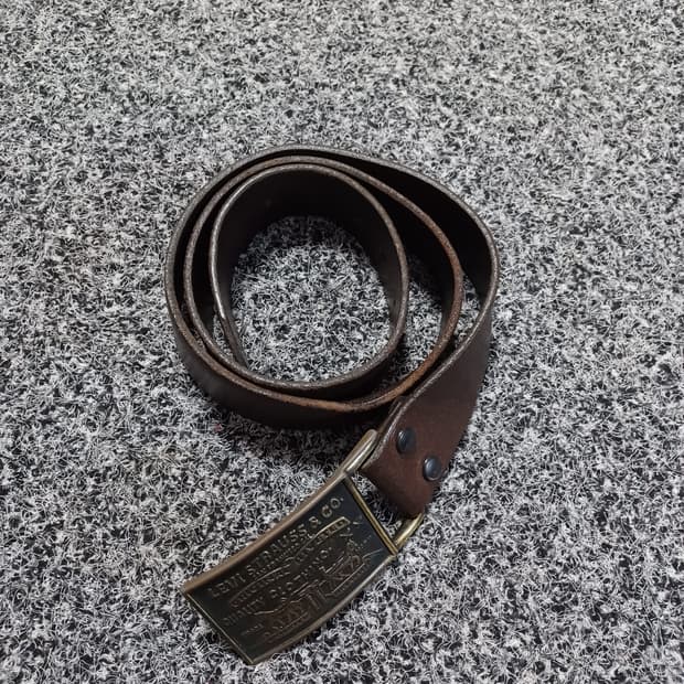 리바이스 빈티지 가죽 벨트 