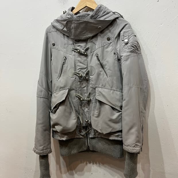 SLY 밀리터리 y2k 하이넥 자켓