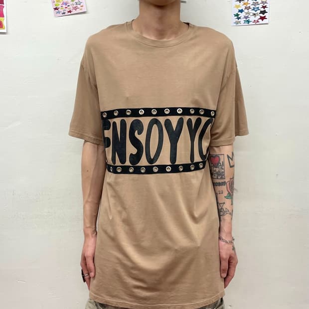FNSOYO eyelet brown shirt