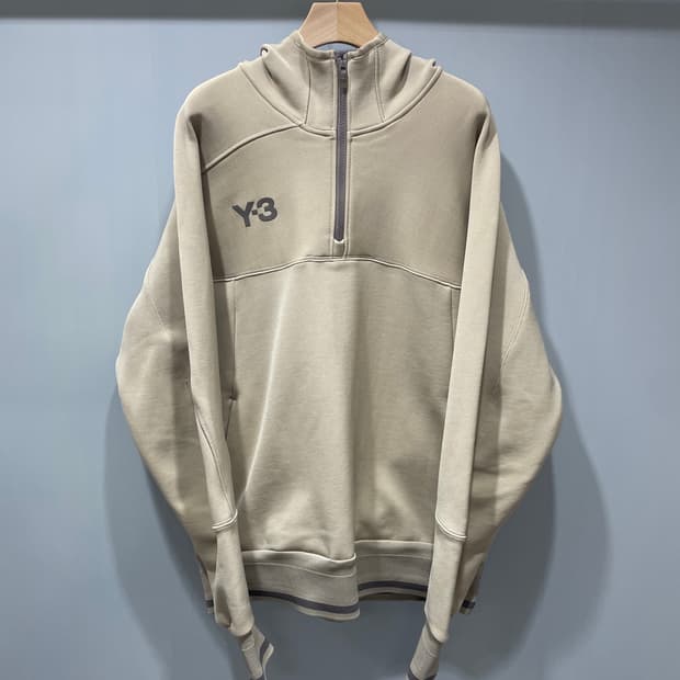 (정품/새상품) Y-3 와이쓰리 베이지 공용 후드 트랙 자켓