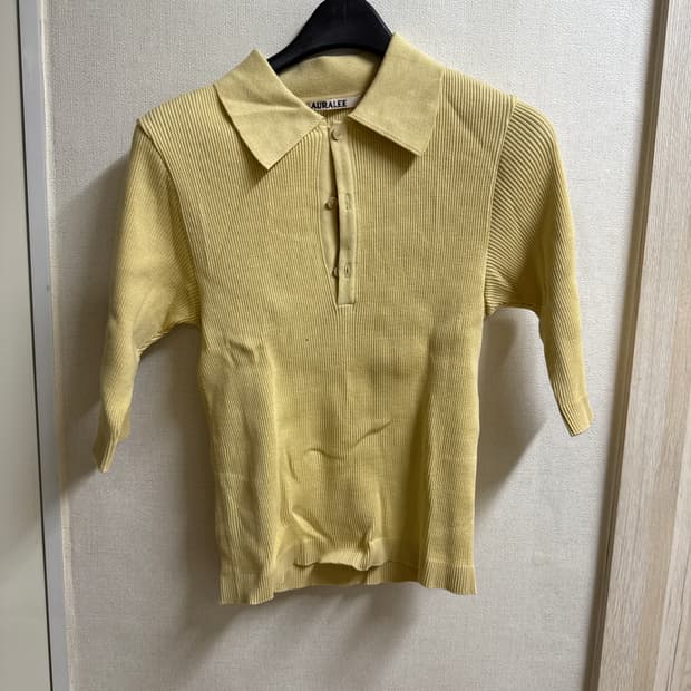 Auralee 반팔니트 