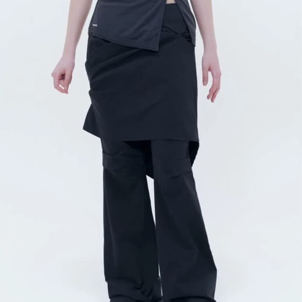 미세키서울 Draped midi skirt pants SET 1사이즈