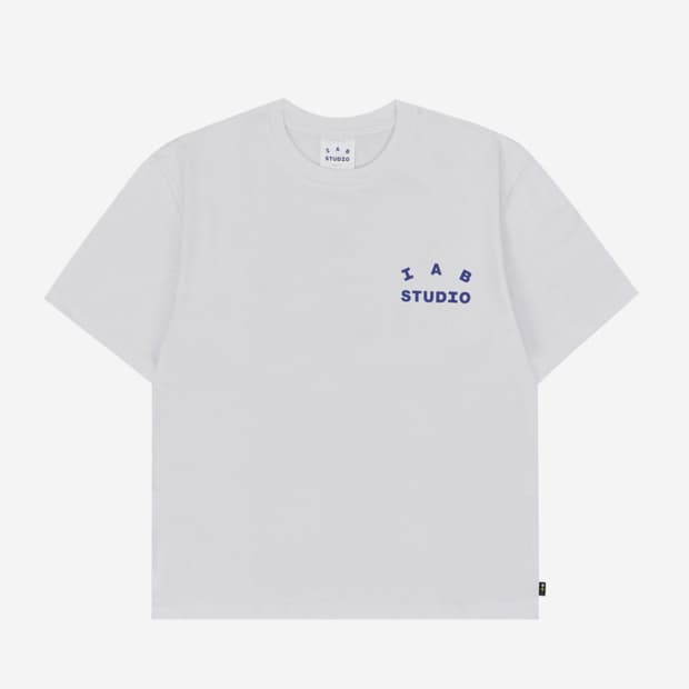 아이앱 스튜디오 화이트 네이비 반팔 새상품 판매