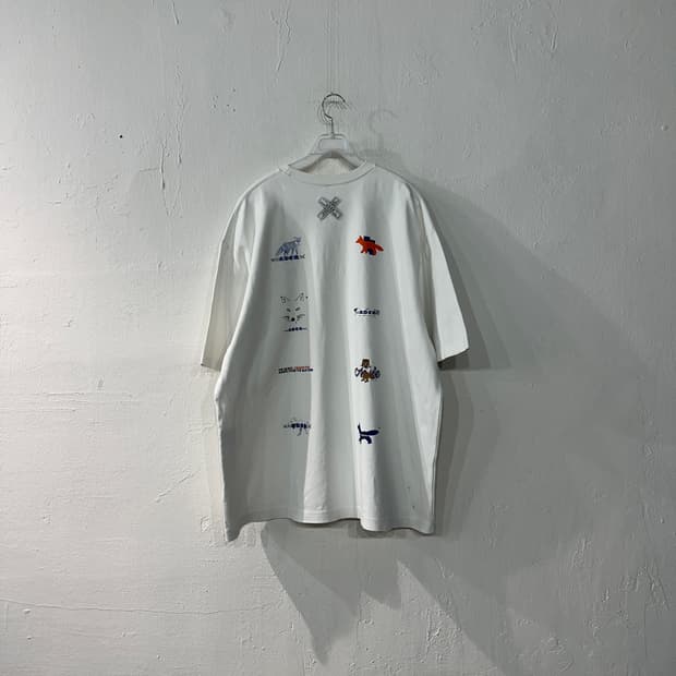 아더에러 메종키츠네 로고플레이 반팔티 3size