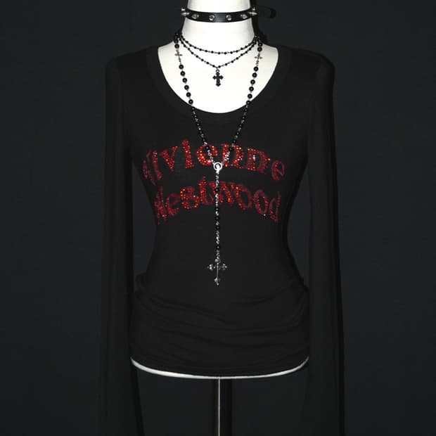 vivienne rhinestone custom t 