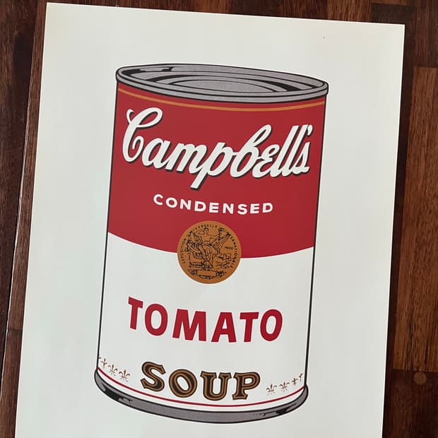 앤디워홀 캠벨수프 McGaw Graphics 정품 포스터 9종
