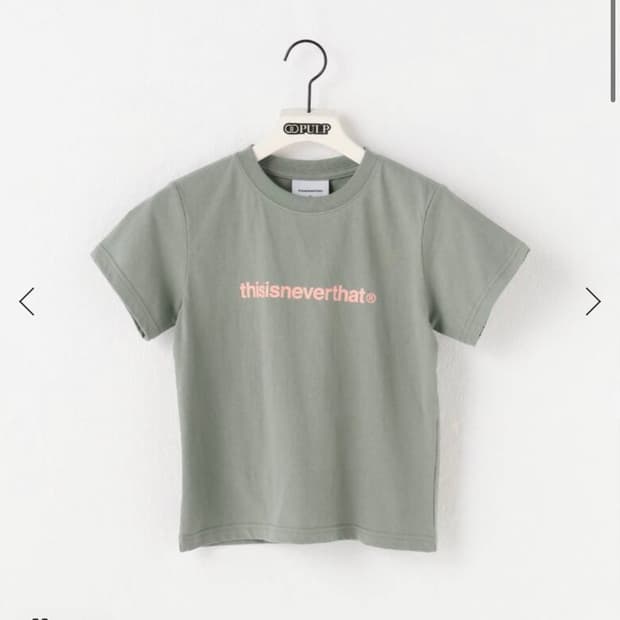 디스이즈네버댓 T-Logo W Tee Light Olive