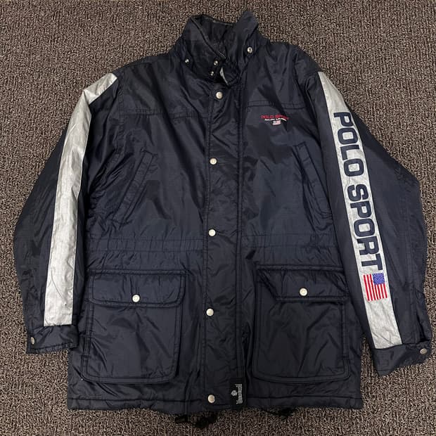 POLO 폴로 스포츠 올드스쿨 바람막이 자켓 M
