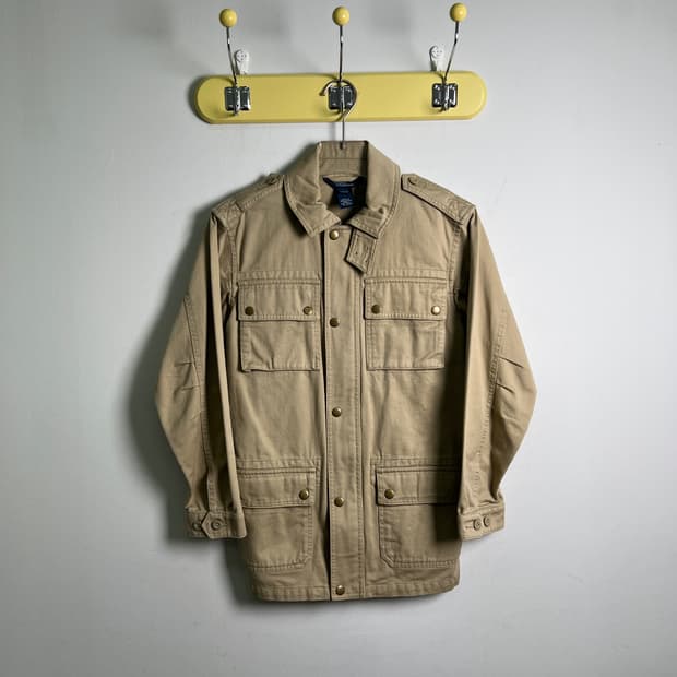 폴로 랄프로렌 베이지 밀리터리 사파리 필드 자켓 S