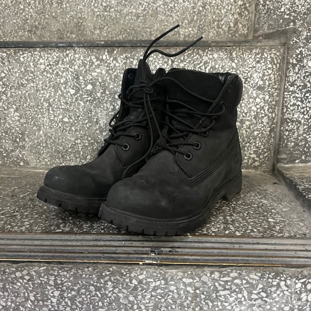 팀버랜드 6인치 프리미엄 워터프루프 블랙 부츠