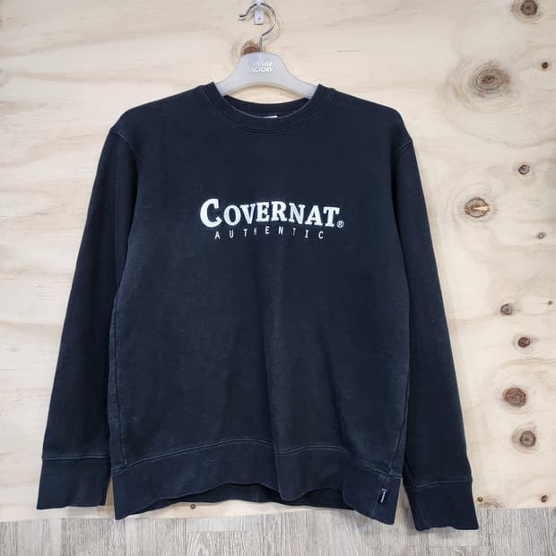 1031) 커버낫 로고 맨투맨 티셔츠