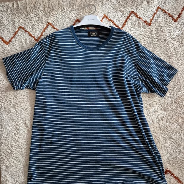 RRL 스트라이프 류준열 반팔 xl