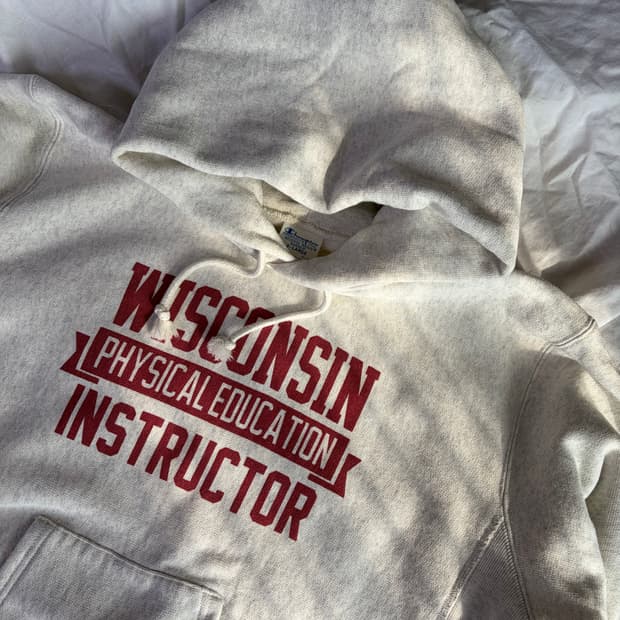 챔피온 재팬 리버스위브 블루택 스웻 후드 / XL