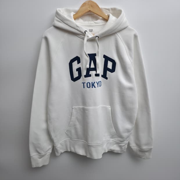 [L] GAP 갭 TOKYO 화이트 후드티