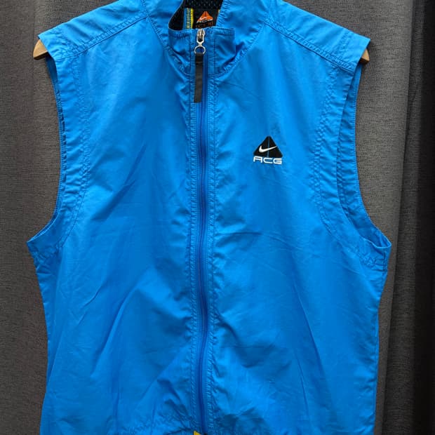 나이키 ACG 빈티지 나일론 베스트 조끼 블루