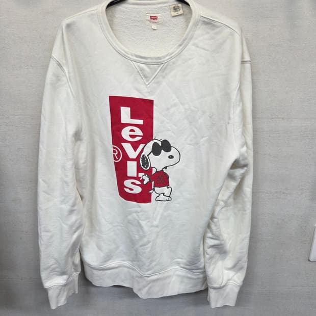 리바이스 스누피 기모 맨투맨 Lg