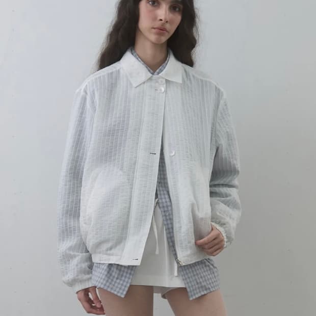 기준 블루종 화이트