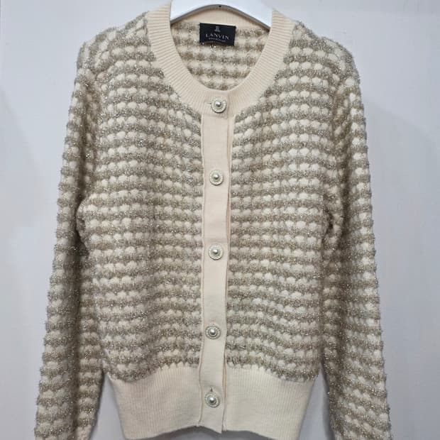 랑방 여성 글리터 가디건